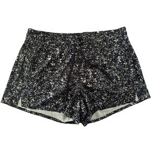Athleta Speckled Print Running Shorts | Lightweight Athletic Shorts | Size 10